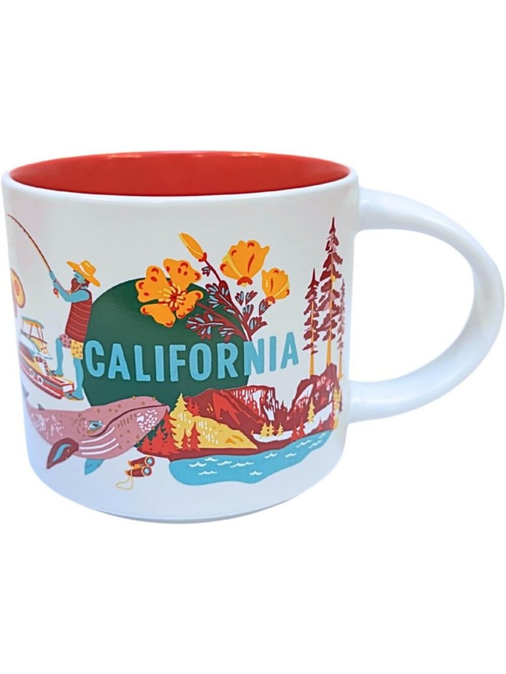 California Ceramic Coffee Mug - 14 Oz, Perfect for Home & Office, Gift Idea